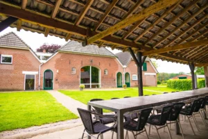 Overdekt terras bij de Bongerd